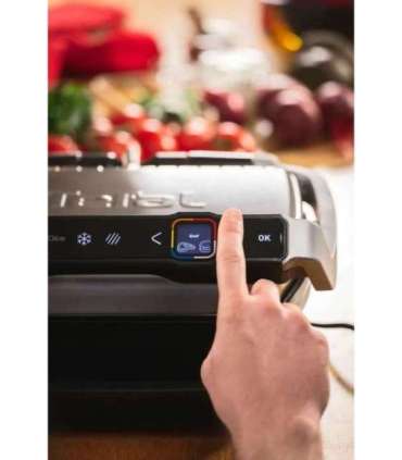 TEFAL Grill GC750D30 OptiGrill Elite Contact grill 2000 W Stainless steel