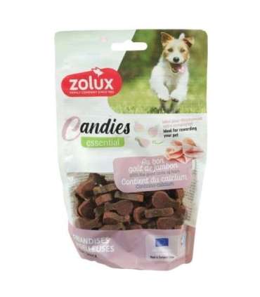 ZOLUX Miękkie przysmaki treningowe dla psa CANDIES mini udka z szynką 150g