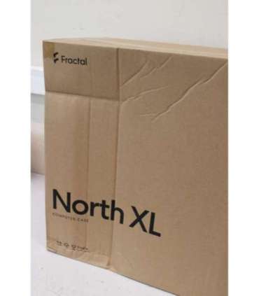 SALE OUT. SALE OUT. Fractal Design North XL Charcoal Black TG Dark ATX DAMAGED PACKAGING Power supply included