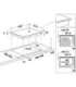 WHIRLPOOL Induction Hob SMP 658C/BT/IXL, Width 65 cm, 6TH SENSE, Black