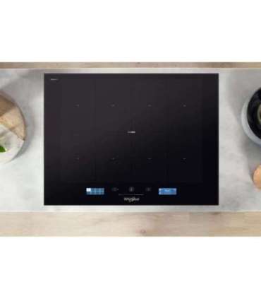 WHIRLPOOL Induction Hob SMP 658C/BT/IXL, Width 65 cm, 6TH SENSE, Black