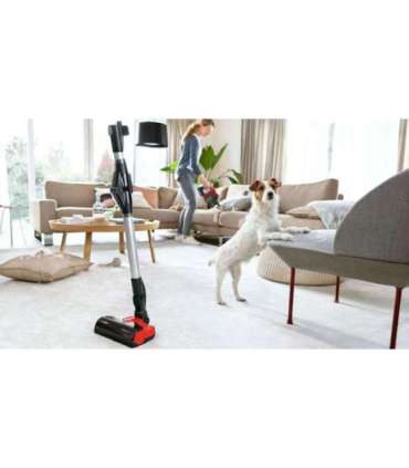 Bosch BCS711PET stick vacuum/electric broom Battery Dry Bagless 0.3 L Black, Red 3 Ah