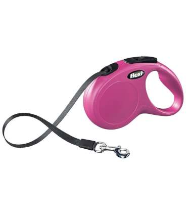 Flexi New CLASSIC 5 m Pink Dog Retractable lead