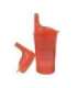 Safety cup to eat and drink Red