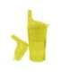 Safety cup to eat and drink Yellow