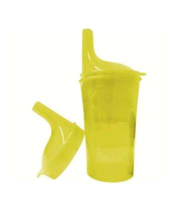 Safety cup to eat and drink Yellow