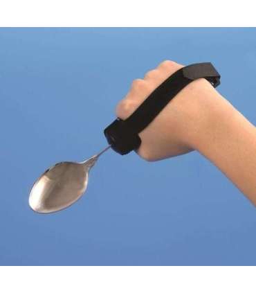 Curved cutlery holder