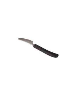 Knife with ergonomic handle straight