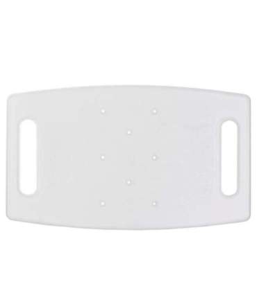 Rectangular shower stool with height adjustment