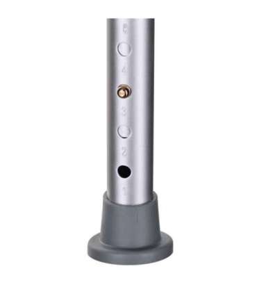 Rectangular shower stool with height adjustment