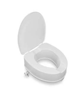 Raising toilet seat with flap 225 kg KING