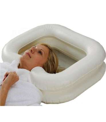 Inflatable head wash pool