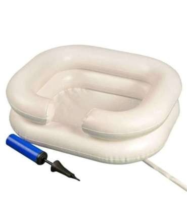 Inflatable head wash pool