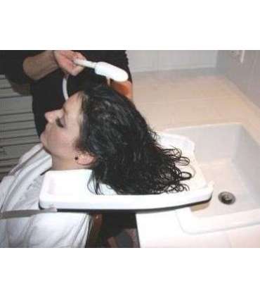 Gutter, tray for hair washing