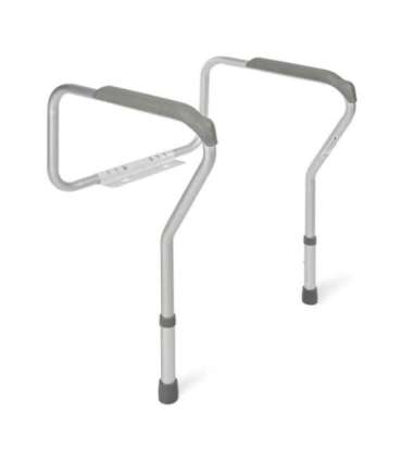 Belay frame for toilet - support