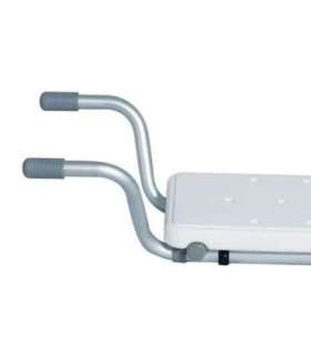 Recessed bench for bathtub - adjustable