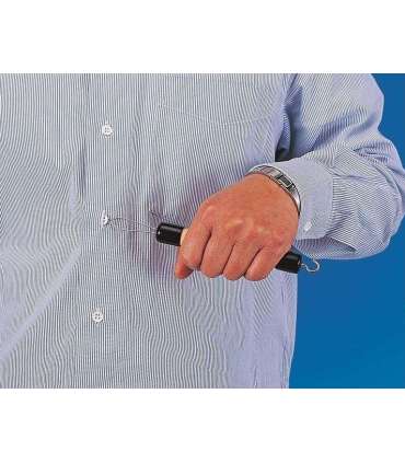 Plastic fastening device button