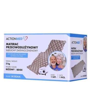 Anti-bedsore bubble mattress variable pressure M100AM