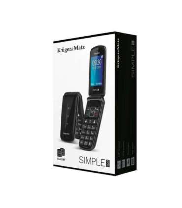 MaxCKruger & Matz Phone for seniors KM0929 7,11 cm (2,8") 108,5 g Black