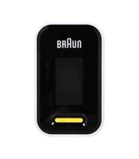 Braun YK-81CEU pulse oximeter Black, Stainless steel