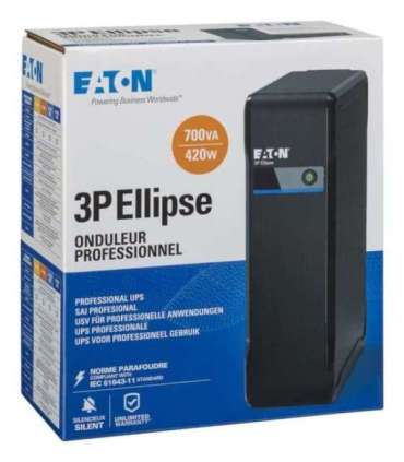 Eaton 3P Ellipse 700 uninterruptible power supply (UPS) Standby (Offline) 0.7 kVA 420 W 4 AC outlet(s)