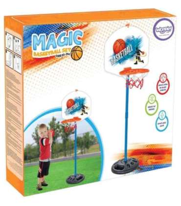 WOOPIE Zestaw Koszykówka Klasyczna 117 cm + Piłka