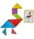 TOOKY TOY Drewniane Puzzle Tangram Układanka