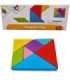 TOOKY TOY Drewniane Puzzle Tangram Układanka