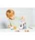 TOOKY TOY Mikser Drewniany Pastelowy Zestaw Akcesoria