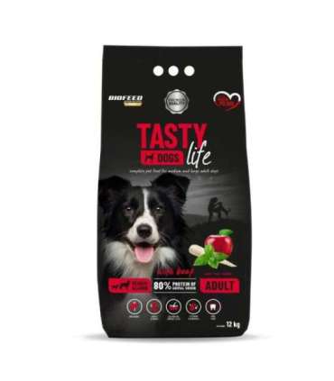 BIOFEED Tasty Life medium & large Beef - dry dog food - 12kg