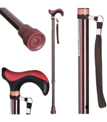 Adjustable walking stick ACTIONMED copper