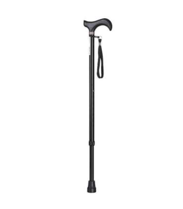 Adjustable walking stick ACTIONMED black
