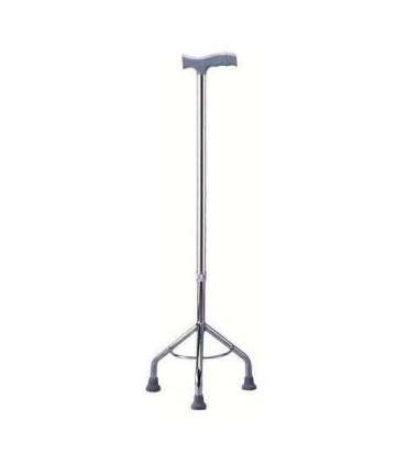 Rehabilitation tripod walking stick