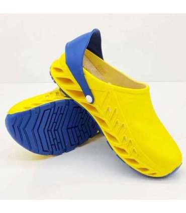 Scholl Evoflex  - unisex clogs yellow, size 38