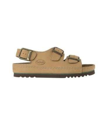 Scholl Air Bag Back Strap Comfortable Sandals Brown 35