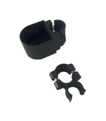 Holder for crutches wheelchair-mounted