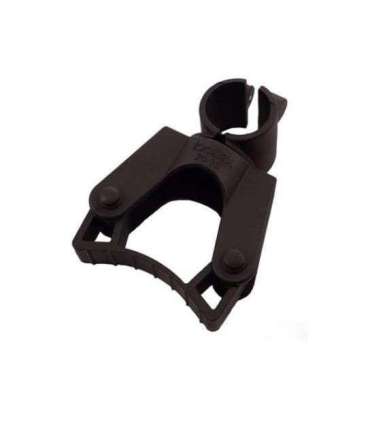 Holder for crutches wheelchair-mounted