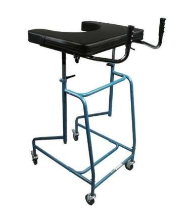 Four-wheeled support of pulpit type - walker