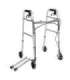 Four-wheeled wheelchair with brakes TIMAGO JMC-C 3223 Silver