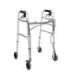 Four-wheeled wheelchair with brakes TIMAGO JMC-C 3223 Silver