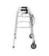 Four-wheeled wheelchair with brakes TIMAGO JMC-C 3223 Silver