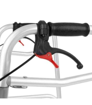 Four-wheeled wheelchair with brakes TIMAGO JMC-C 3223 Silver