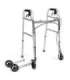 Four-wheeled wheelchair with brakes TIMAGO JMC-C 3223 Silver