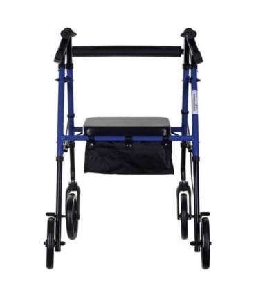 Lightweight aluminium four-wheel rehabilitation walker CH100AM