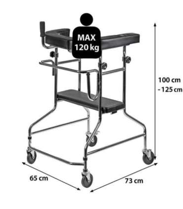 High rehabilitation walking frame (ambona type) ACTIONMED