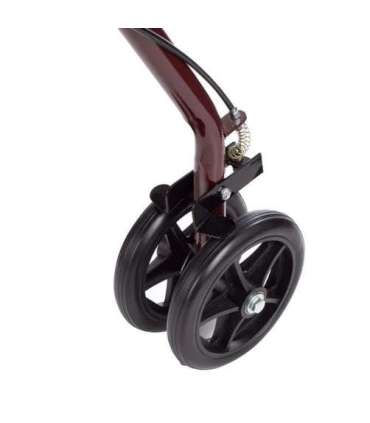 Four-wheel walker with seat function