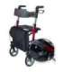 Aluminium four-wheel walker AT51006