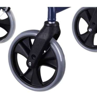 Four-wheel rehabilitation stand