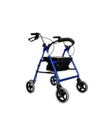 Four-wheel rehabilitation stand