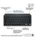 Logitech Master Series MX Keys Mini for Mac Tastatur DE (920-012645) (920012645)